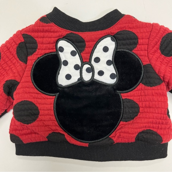 Pippa & Julie X Disney Baby Minnie Mouse Bomber Jacket 0-3 Months - Picture 3 of 7